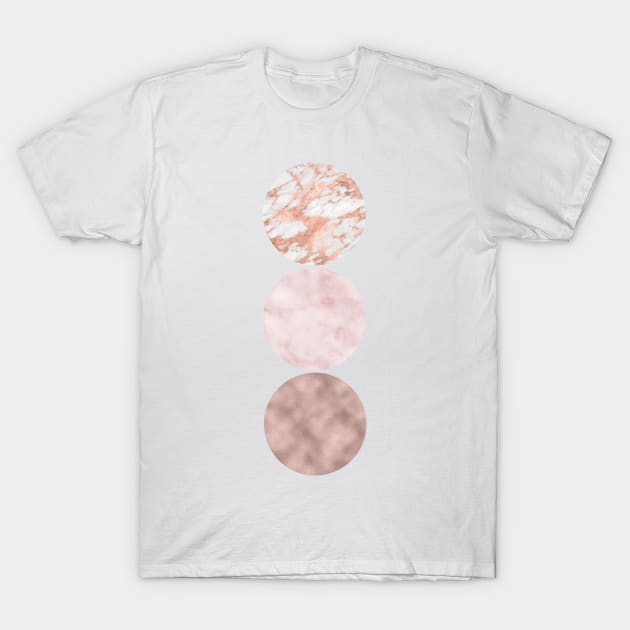 Rose grunge - circles II T-Shirt by peggieprints